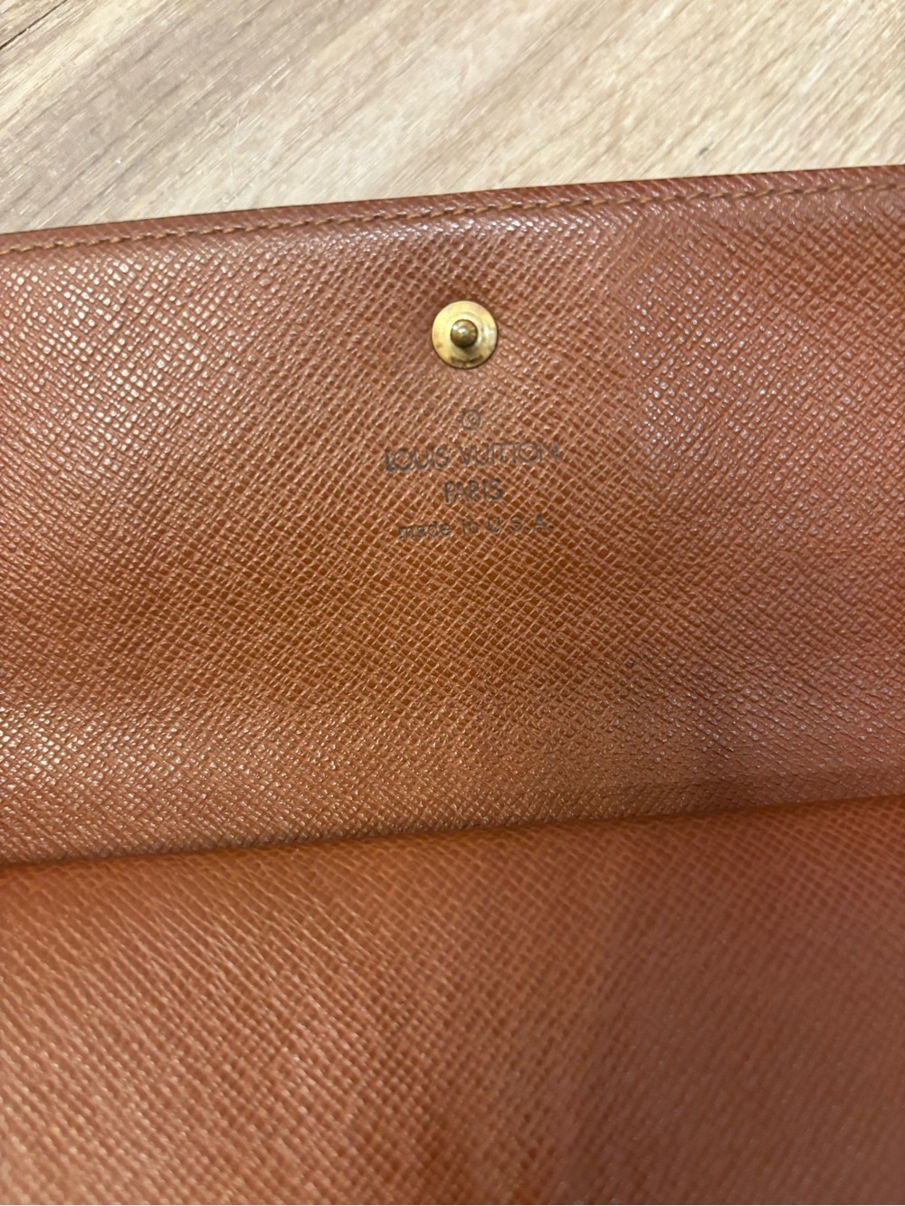 Louis Vuitton Sarah Wallet Monogram With Custom Gold Chain - Picture 5 of 7